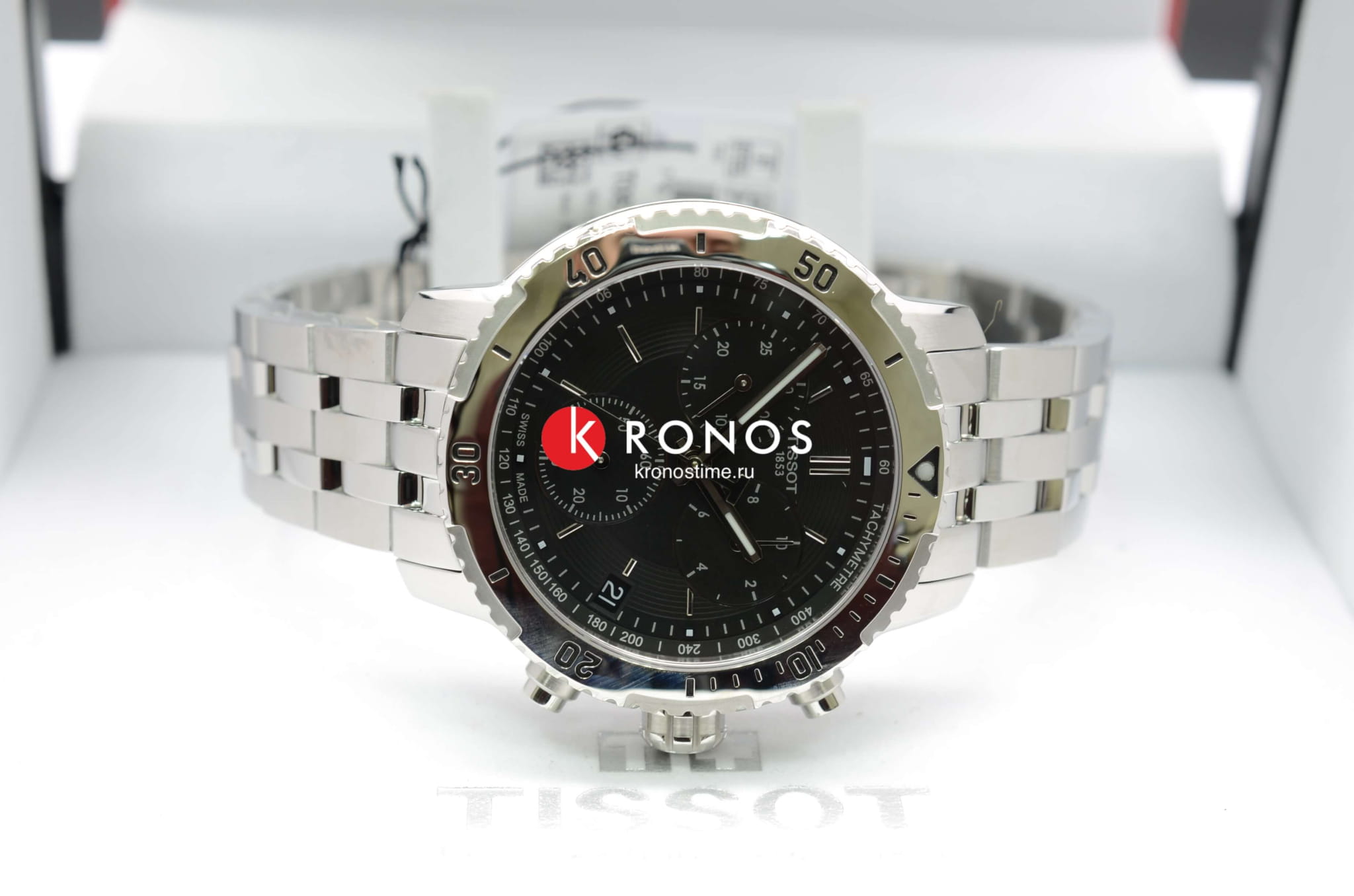 Tissot Tissot PRS 200 T067.417.11.051.01 мужские часы черный циферблат на запястье